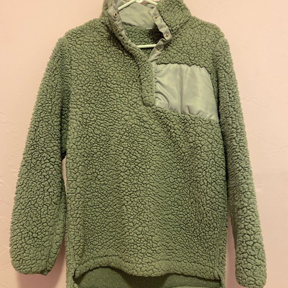 sherpa pullover